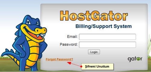 hostgator-billing-sifremi-unuttum Hostgator billing Cpanel şifresini unuttum Cpanel 