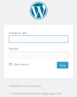 wordpress-yonetim-paneli-giris Wordpress Kurulumu wordpress-yonetim-paneli-giris Wordpress Türkçeleştirme Wordpress Kurulumu site kur