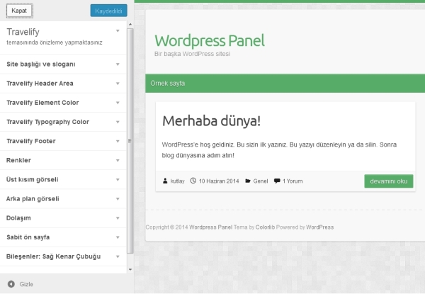 wordpress-tema-ozellestirme wordpress themes wordpress theme installation wordpress admin panel 