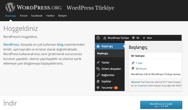 wordpress-turkiye-sitesi Wordpress Türkçeleştirme Wordpress Kurulumu site kur 